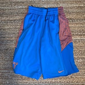 Blue and orange Nike Kobe shorts